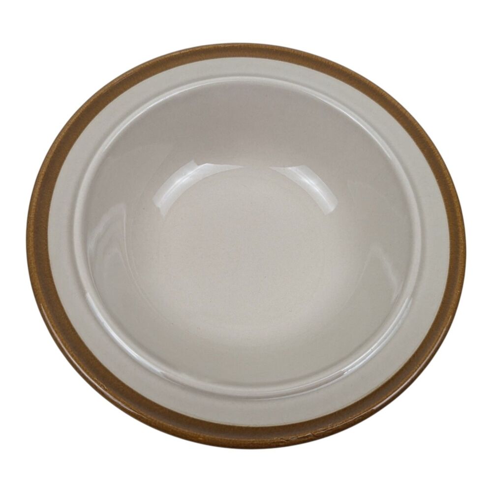 Homer Laughlin Ceramic Tan Brown 7" Replacement Bowl‎ Vintage MCM